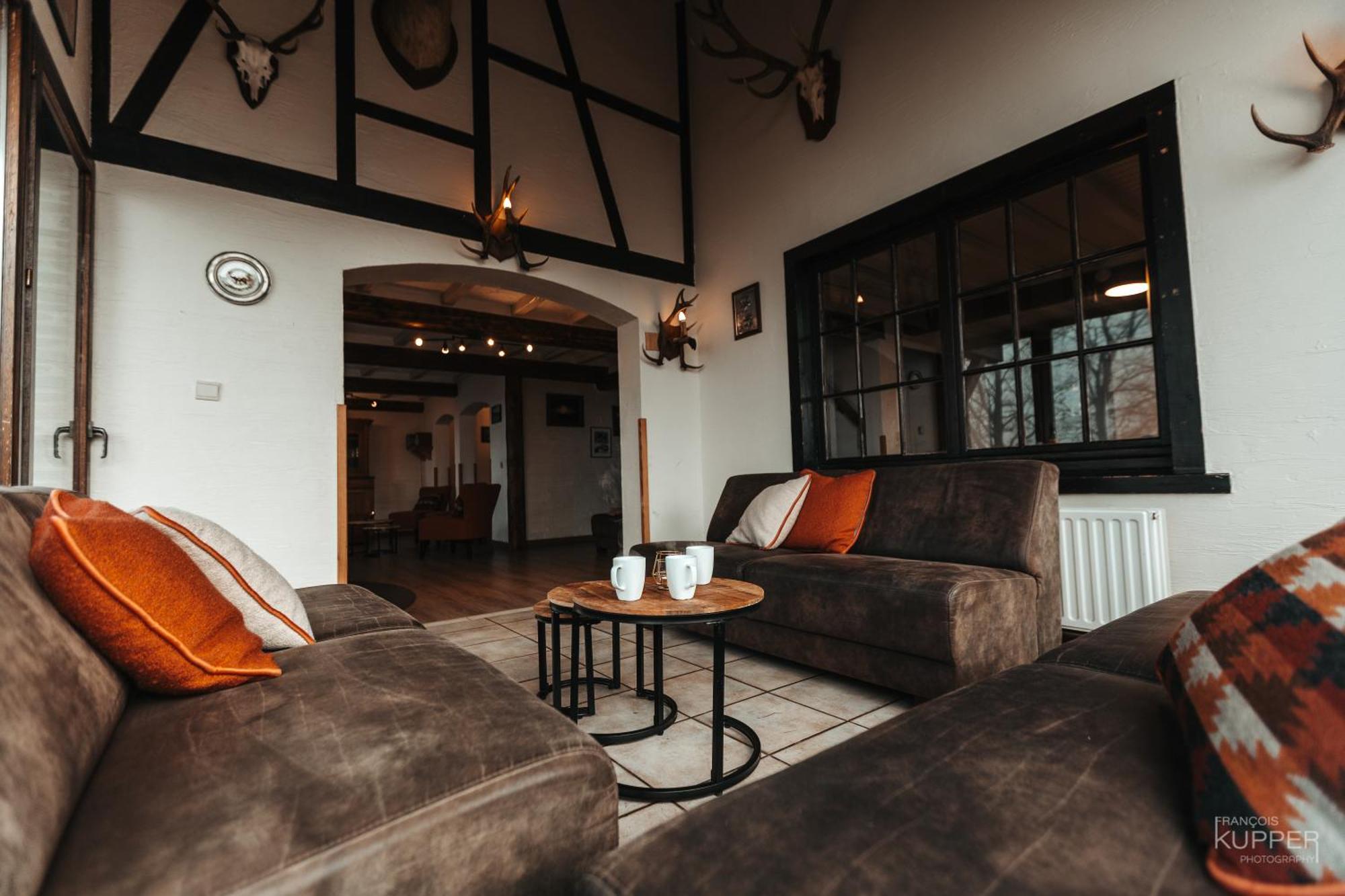 Le Grand Cerf 25 Pers, Malmedy- Chalet Rustique, Jardin Εξωτερικό φωτογραφία