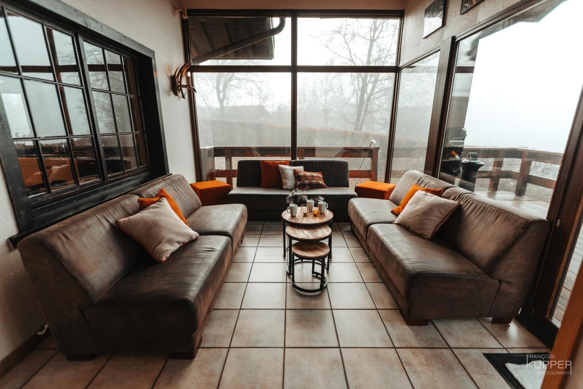 Le Grand Cerf 25 Pers, Malmedy- Chalet Rustique, Jardin Εξωτερικό φωτογραφία